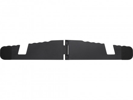 Buna складная подставка для планшета и телефона из переработанной пластмассы, черный