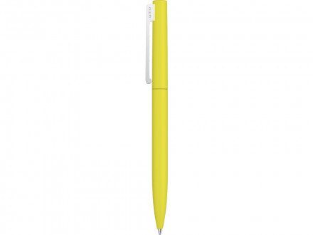 Шариковая ручка  Bright F Gum soft-touch, желтый