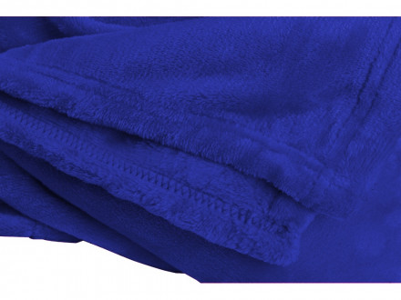 Плед мягкий флисовый Fancy, темно-синий