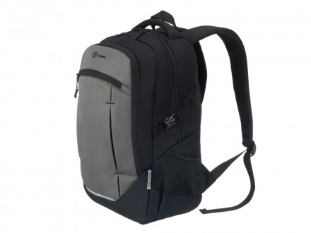 Рюкзак TORBER CLASS X, чёрно-серый, 46 x 32 x 18 см + Мешок для сменной обуви в подарок!
