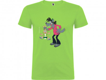 Футболка Ну, погоди! детская, зеленое яблоко