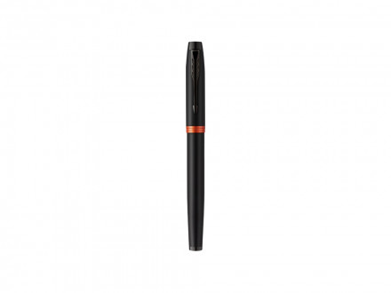 Перьевая ручка Parker IM Vibrant Rings Flame Orange, стержень:F, цвет чернил: blue, в подарочной упаковке.