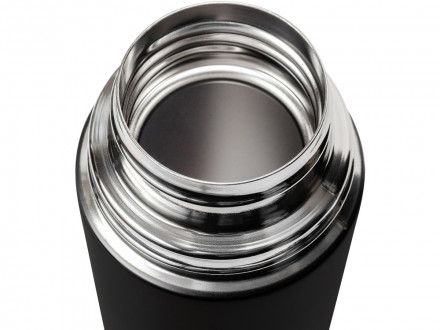 Термос Relaxika 101 (1 литр), черный (без лого)