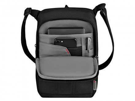 Сумка WENGER BC First для ношения через плечо,чёрный, 100% полиэстер, 21х28х9 см, 4 л
