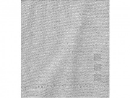 Calgary женская футболка-поло с коротким рукавом, серый меланж