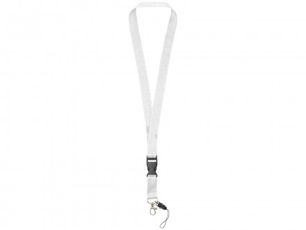 Шнурок Sagan с отстегивающейся пряжкой, держатель для телефона, белый