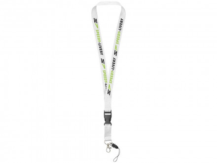 Шнурок Sagan с отстегивающейся пряжкой, держатель для телефона, белый