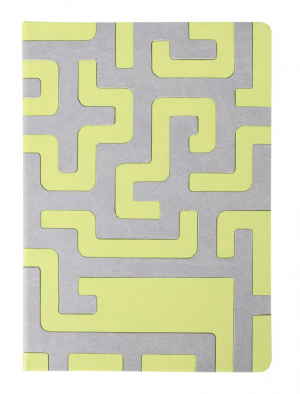 Ежедневник Labyrinth, недатированный, зеленый
