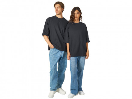 Футболка Berlin к/р оверсайз, 100% хлопок, 180гр, темно-серый