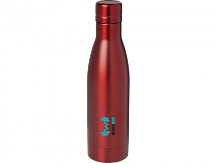 Бутылка с вакуумной изоляцией Vasa объемом 500 мл, красный
