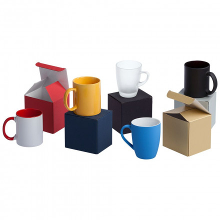 Коробка для кружки, золотистая