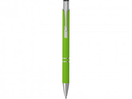 Ручка металлическая шариковая C1 софт-тач, зеленое яблоко