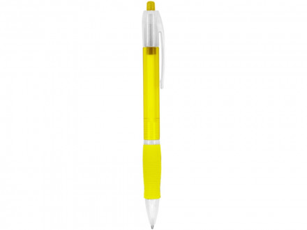 Ручка пластиковая шариковая ONTARIO, желтый