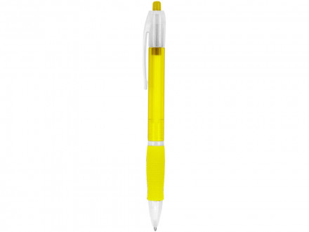 Ручка пластиковая шариковая ONTARIO, желтый