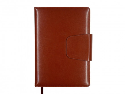 Ежедневник А5 недатированный Prestige, коричневый (Р)