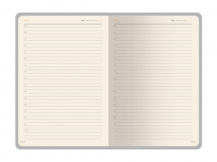 Ежедневник А5 недатированный Prestige, коричневый (Р)