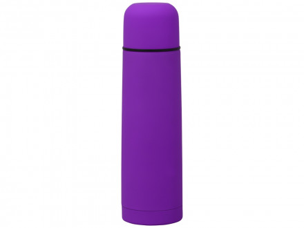 Термос Ямал Soft Touch с чехлом, 500мл, фиолетовый
