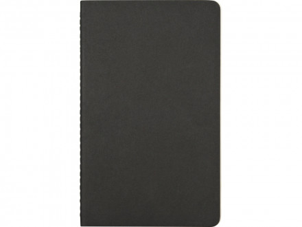 Записная книжка Moleskine Cahier (нелинованный, 3 шт.), Large (13х21см), черный
