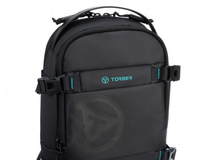 Рюкзак на одно плечо TORBER Xtreme, чёрный, 20 х 8 х 31 см, 5л