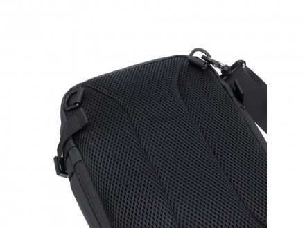 Рюкзак на одно плечо TORBER Xtreme, чёрный, 20 х 8 х 31 см, 5л