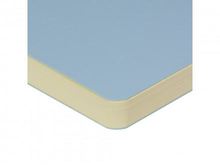 Скетчбук Sketch & Art в мягком переплете 140х210 мм, 100 л. бежевой бумаги 100 гр., голубой