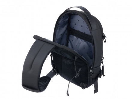 Рюкзак на одно плечо TORBER Xtreme, оранжевый/чёрный, 20 х 8 х 31 см, 5л