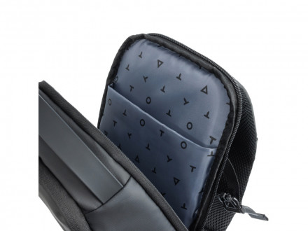 Рюкзак на одно плечо TORBER Xtreme, оранжевый/чёрный, 20 х 8 х 31 см, 5л