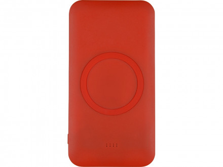 Портативное беспроводное зарядное устройство Impulse, 4000 mAh, красный