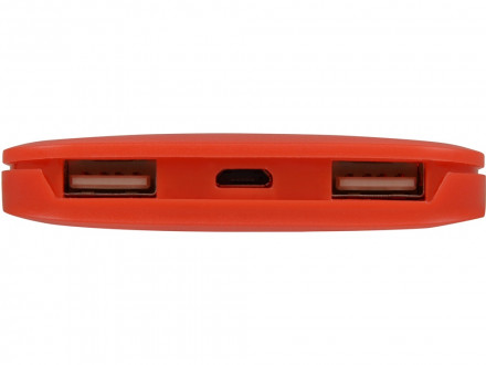 Портативное беспроводное зарядное устройство Impulse, 4000 mAh, красный