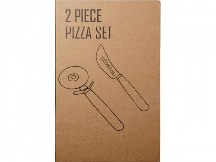 Набор для пиццы Reze из 2 предметов, натуральный