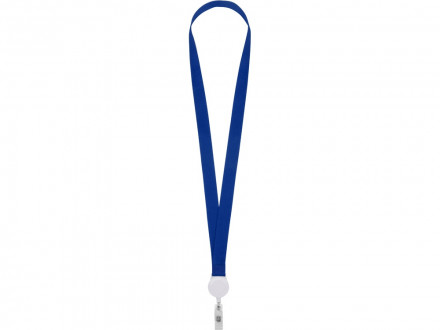 Ланьярд с ретрактором, синий