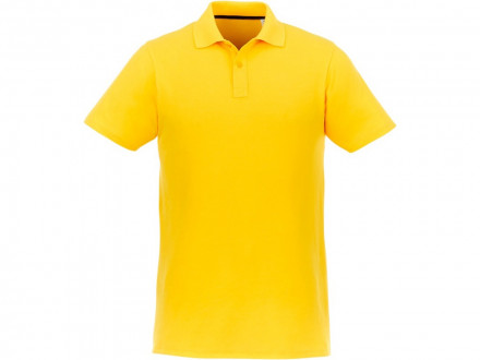 Мужское поло Helios с коротким рукавом, желтый