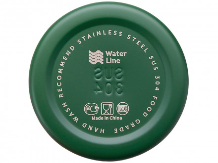Стальная бутылка Rely, 650 мл, зеленый