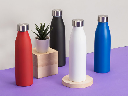 Стальная бутылка Rely, 650 мл, зеленый