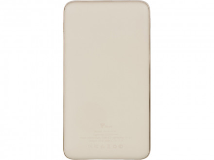 Внешний аккумулятор Reserve Pro, 10 000 mah, бежевый