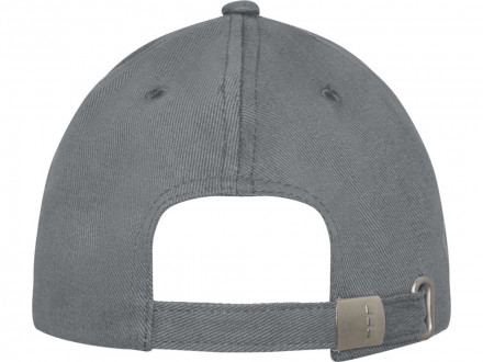 Бейсболка Davis, 6 панелей, серый