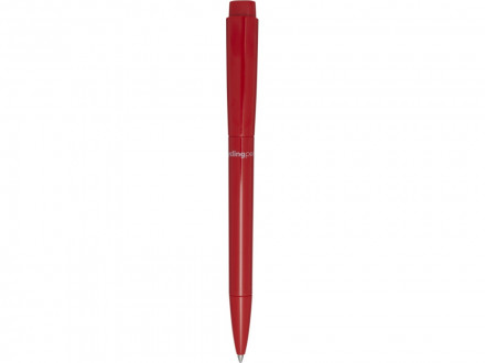 Martha шариковая ручка из переработанной пластмассы - Красный, синие чернила