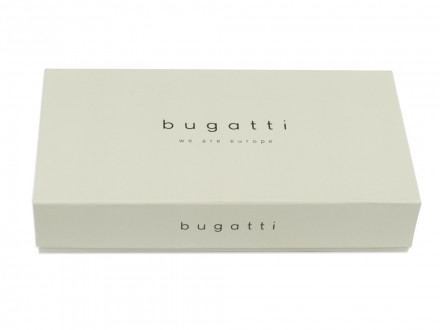 Кошелёк женский BUGATTI Sina, бежевый, воловья кожа/полиэстер, 13,7х3х9,5 см