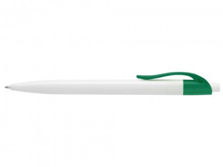 Ручка шариковая Какаду, белый/зеленый