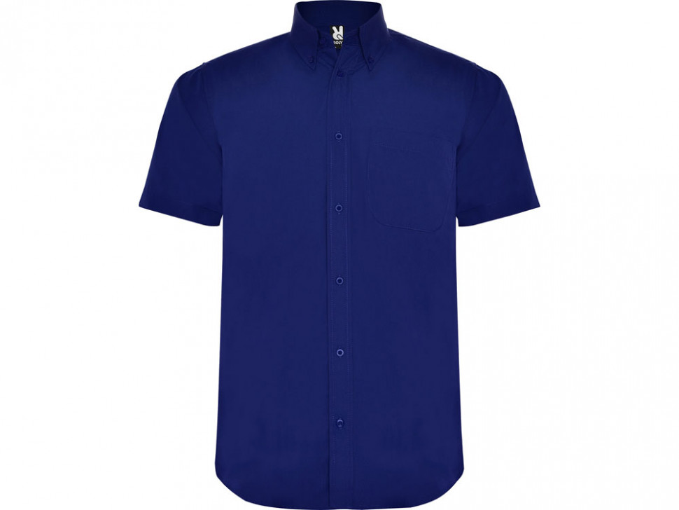 Рубашка Aifos мужская с коротким рукавом,  классический-голубой