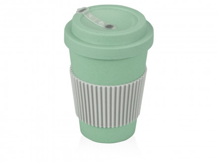 Термокружка Muffin из натуральных волокон, оливковый