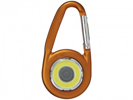 Фонарик с карабином The Eye, оранжевый