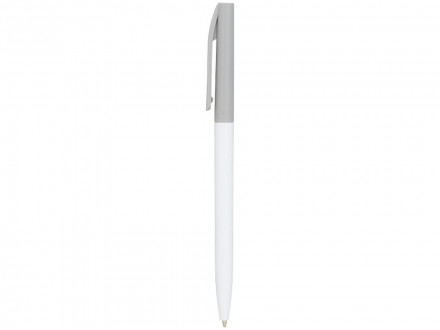 Ручка шариковая пластиковая Mondriane, белый/серый