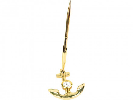 Настольный прибор Якорь, золотистый