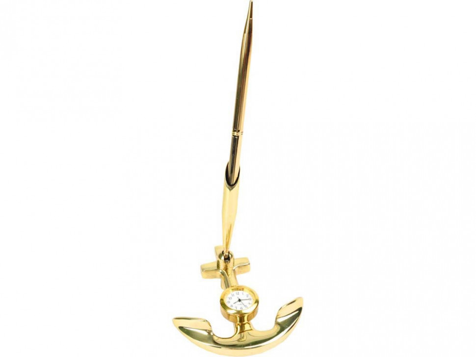 Настольный прибор Якорь, золотистый