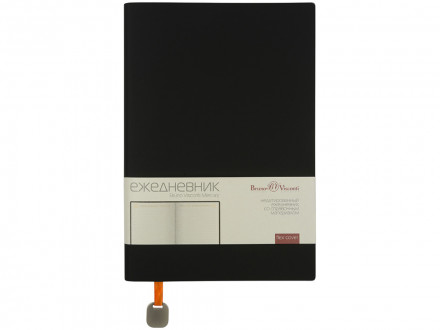 Ежедневник А5 недатированный Mercury, черный