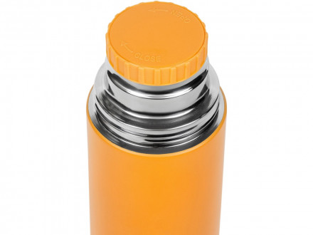 Термос Relaxika 101 (1 литр), желтый (без лого)