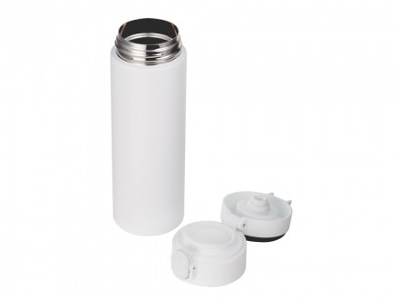 Вакуумная термокружка Waterline с медной изоляцией Bravo, 400 мл, белый