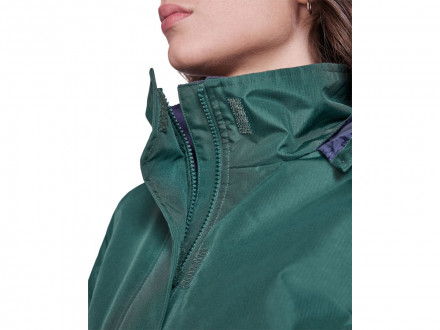 Парка утепленная America женская, бутылочный зеленый