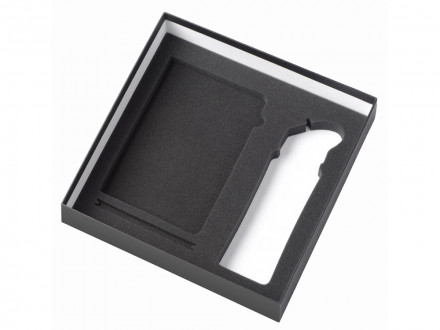 Подарочный набор с блокнотом С2, металлической ручкой и бутылкой для воды, красный